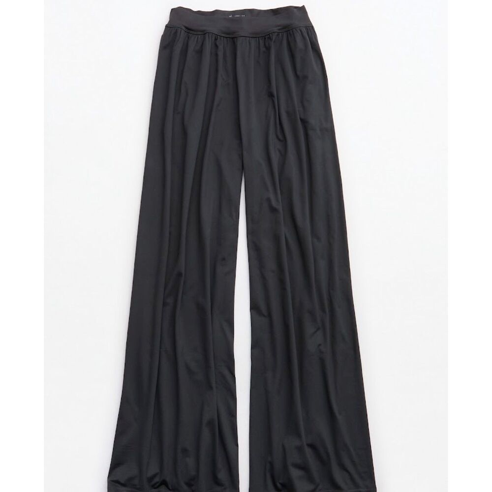 NEW Aerie Offline XS Hugger Go With The Flow Super Wide Leg Pants smoked grey
